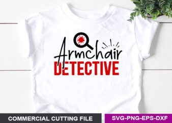 True Crime SVG T shirt Design Template