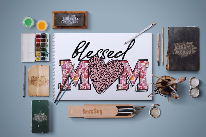 Blessed Mom Mothers Day Tshirt Design