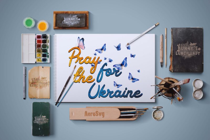 Pray For The Ukraine Tshirt Design