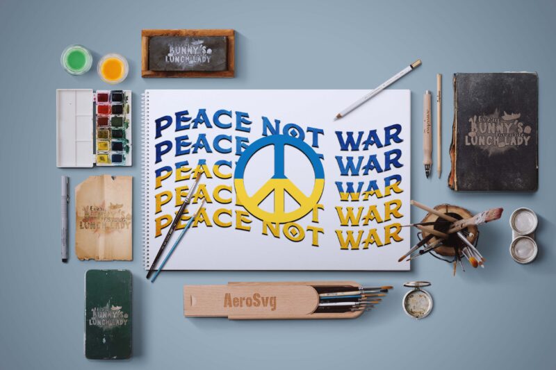 Peace Not War Tshirt Design