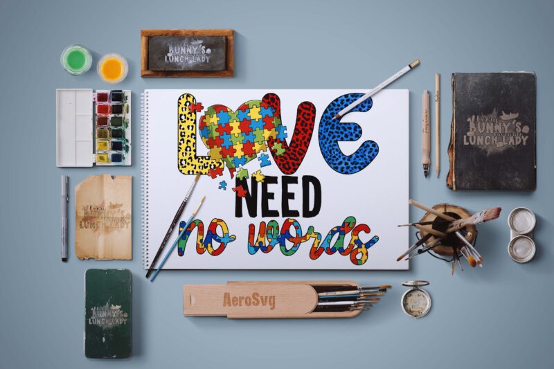 Love Need No Word Tshirt Design