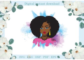 Black Girl Magic Design Color Pattern Diy Crafts Svg Files For Cricut, Silhouette Subliamtion Files, Cameo Htv Print