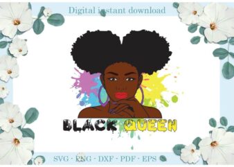 Black Girl Color Pattern Gifts For Her Gifts Diy Crafts Svg Files For Cricut, Silhouette Sublimation Files, Cameo Htv Print t shirt template
