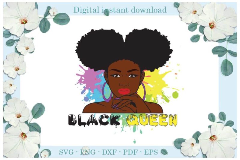 Black Girl Color Pattern Gifts For Her Gifts Diy Crafts Svg Files For Cricut, Silhouette Sublimation Files, Cameo Htv Print
