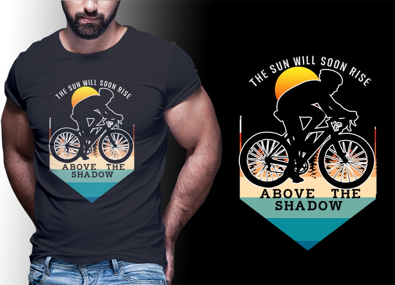 50 BICYCLE PART#01 Vintage Retro Tshirt Designs Bundle Editable