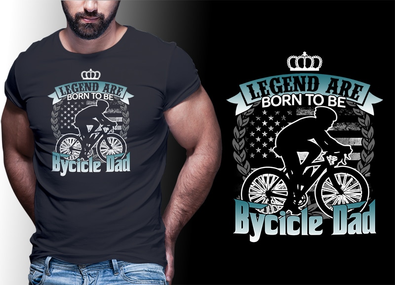 65 BICYCLE PART#02 Vintage Retro Tshirt Designs Bundle Editable