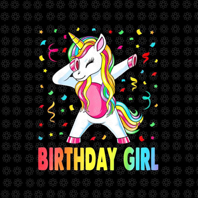 Rainbow Unicorn Birthday Png, Birthday Girl Outfit Png, Unicorn Birthday Png, Unicorn Png