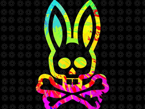 Psychedelic bunny png, psycho-bunnies png, neon rabbit for easter day png, psycho-bunnies, easter 2022 png, neon rabbit png, bunny png, easter day png t shirt illustration