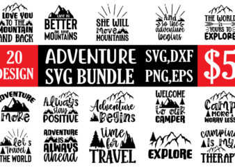 Adventure svg bundle