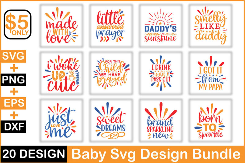 Baby SVG Design Bundle