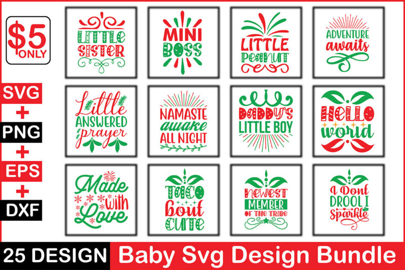 Baby SVG Design Bundle