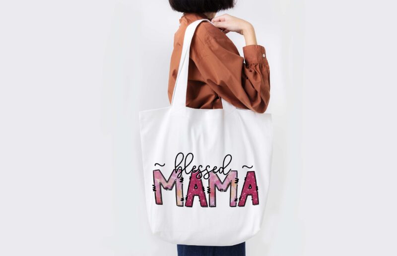 Blessed Mama Tshirt Design