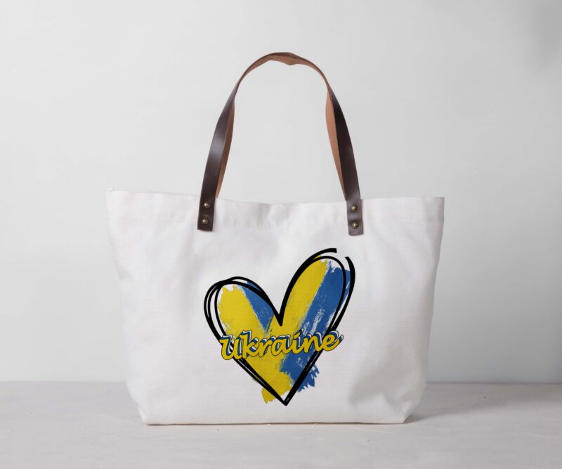 Ukraine Heart Ukraine Flag Tshirt Design