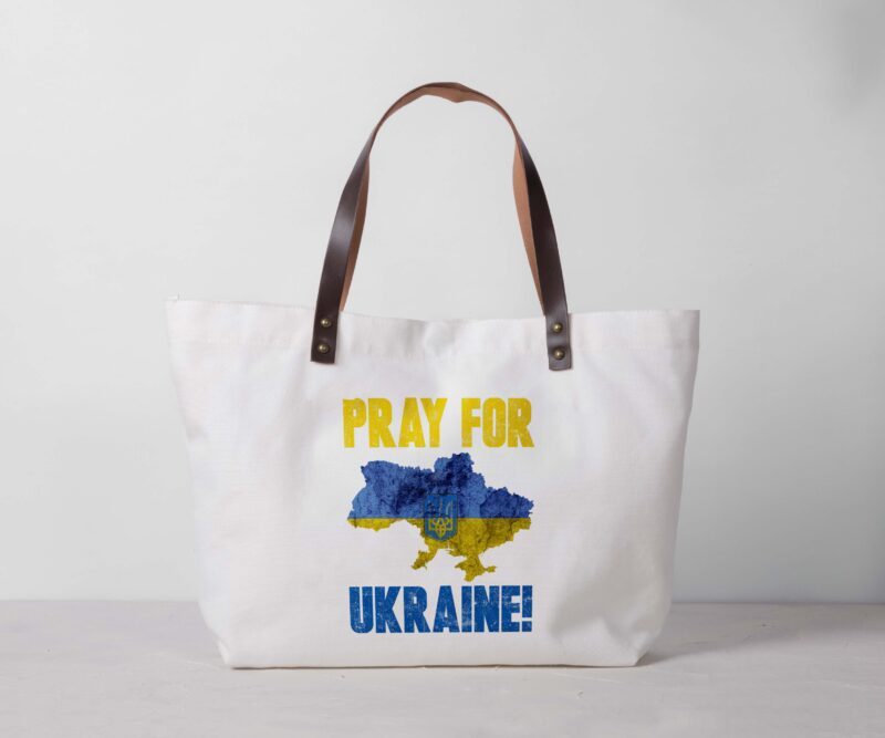 Pray For Ukraine Land Tshirt Design