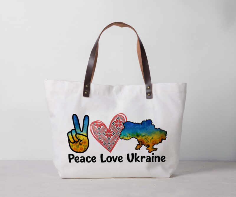 Peace Love Ukraine Tshirt Design