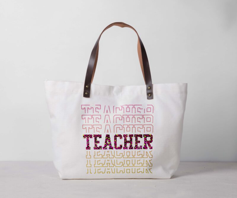 Teacher Word Art Tshirt Design