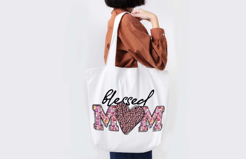 Blessed Mom Mothers Day Tshirt Design