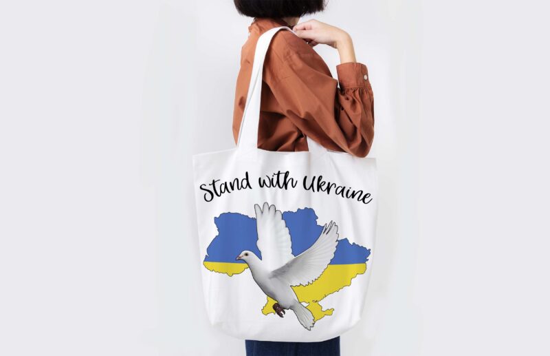Stand With Ukraine Tshirt Design