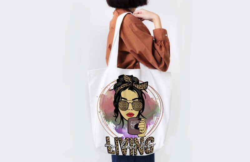 Living My Best Life Tshirt Design