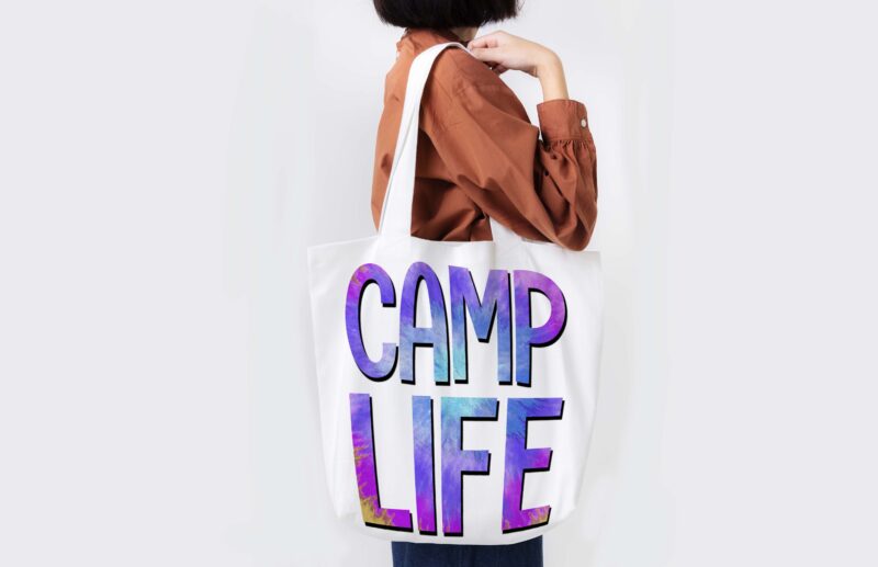 Camp Life Tshirt Design