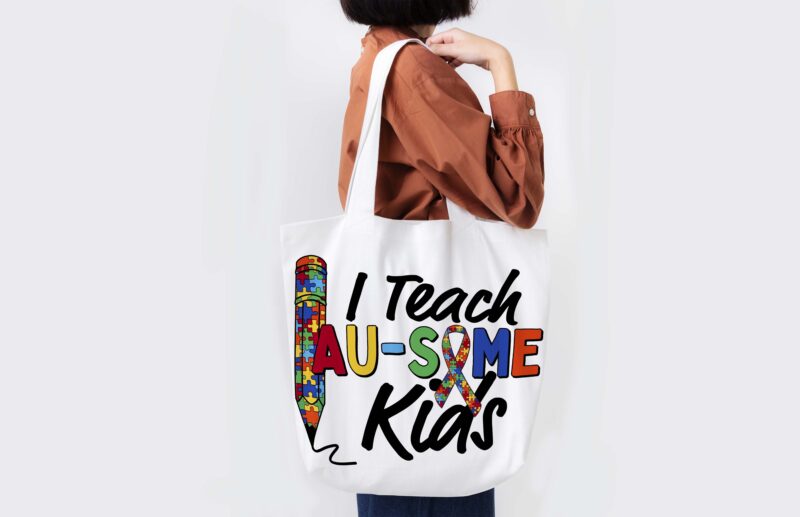 I Teach Autism Kids Tshirt Design