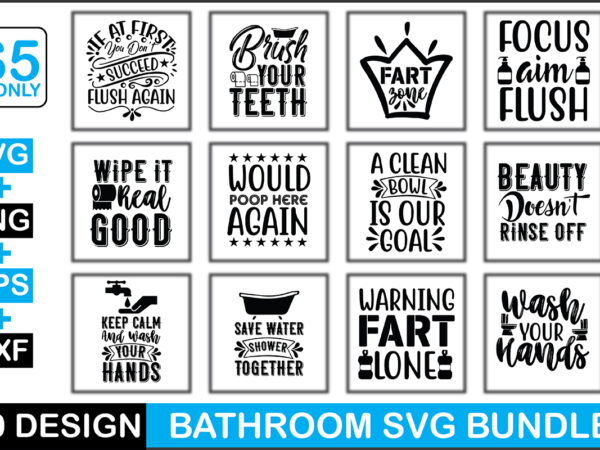 Bathroom svg bundle t shirt template