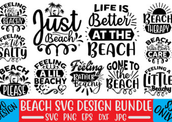 Beach Svg Design Bundle