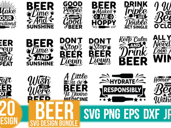 Beer svg design bundle