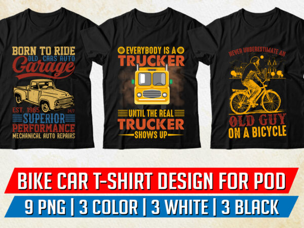 Biker car lover t-shirt design