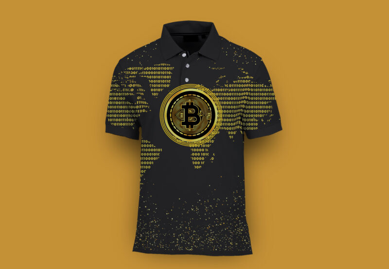 Bitcoin, Bitcoin CryptoCurrency, CryptoCurrency, T-Shirt Design, All over prints, Bitcoin vector, Bitcoin design bundle