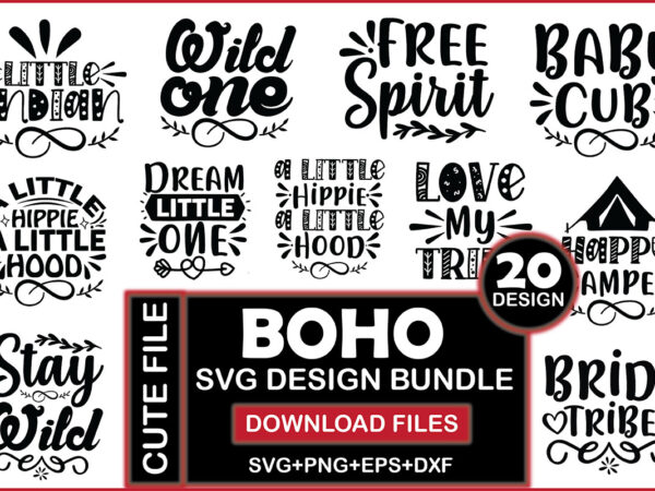 Boho svg design bundle