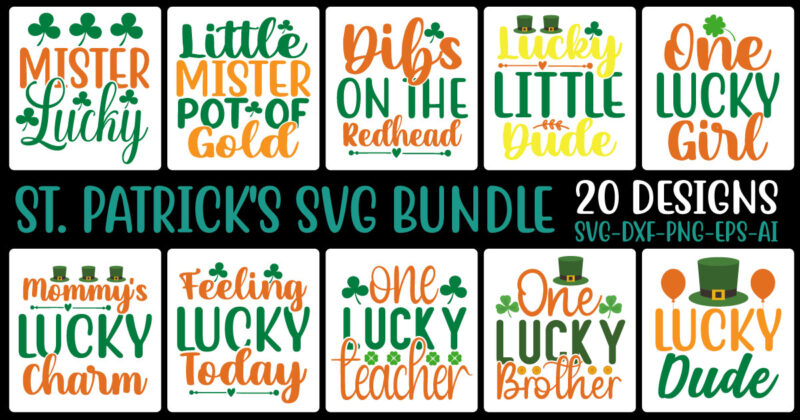 St. Patrick’s SVG Bundle vol.6