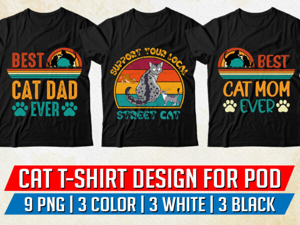 Cat lover t-shirt design