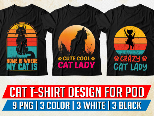 Cat lover t-shirt design png eps Cat lover t-shirt design png eps