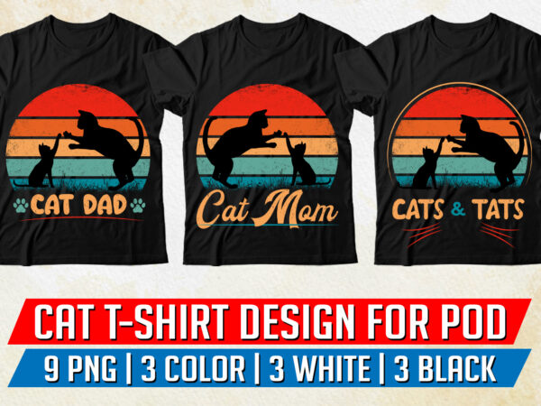 Cat lover t-shirt design