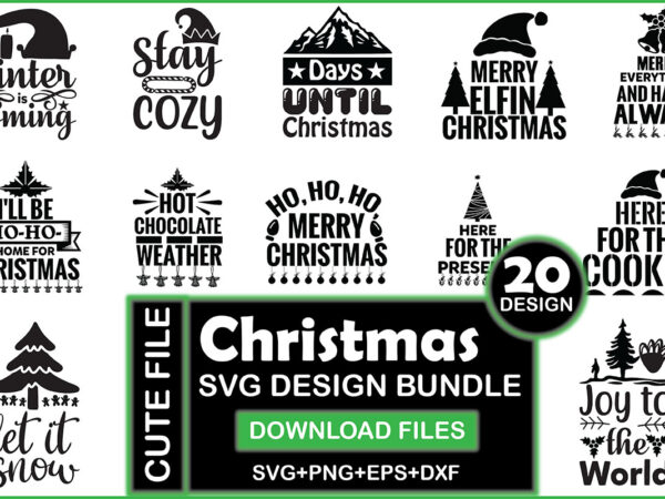 Christmas svg design bundle