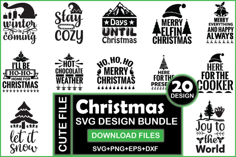 Christmas Svg Design Bundle