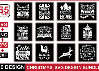 Christmas Svg Design Bundle