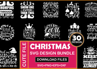 Christmas Svg Design Bundle