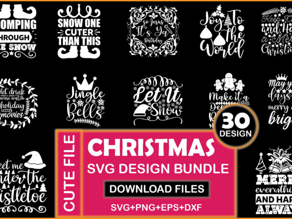 Christmas svg design bundle