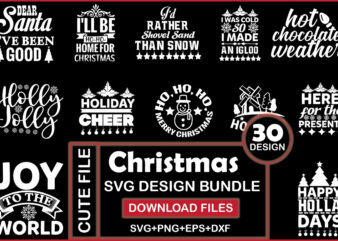 Christmas Svg Design Bundle