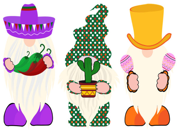 Cinco de mayo gnomes design