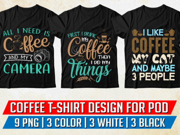 Coffee lover t-shirt design