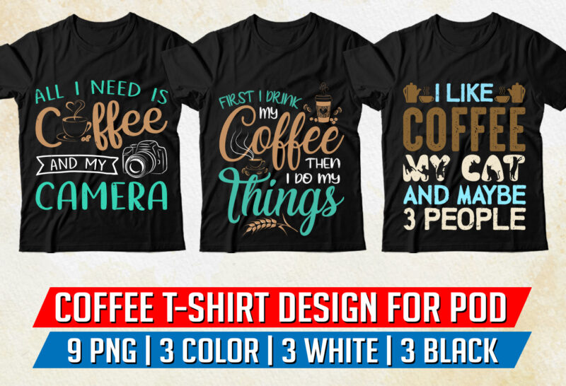 Coffee Lover T-Shirt Design