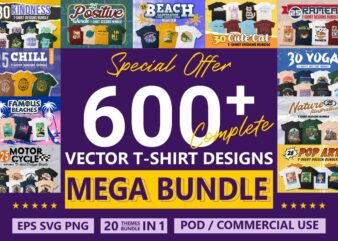 Vector T-shirt Designs Mega Bundle, Buy t-shirt designs for commercial use, T-shirt designs vector packs, T shirt designs for sale, Illustration, Anime, Japanese, Pop art, Nature, Urban, Beach, Cartoon,