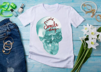 Crtytal Skull 2 t-shirt design illustration png