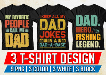 Dad Father Papa T-Shirt Design