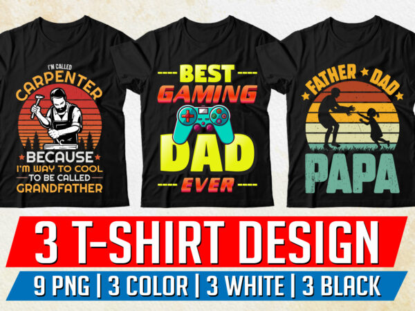 Dad father t-shirt design