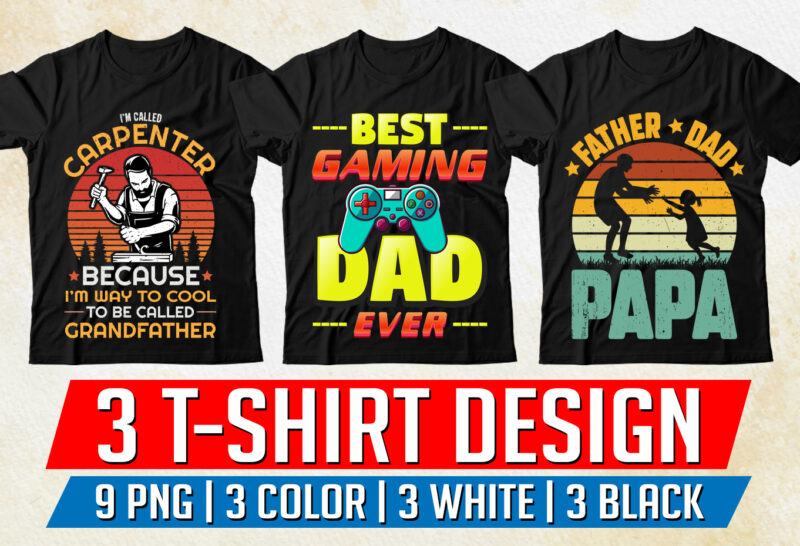 Dad Father T-Shirt Design