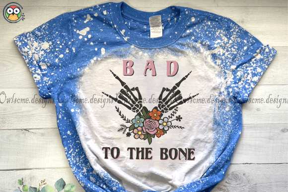 Bad to the bone t-shirt design